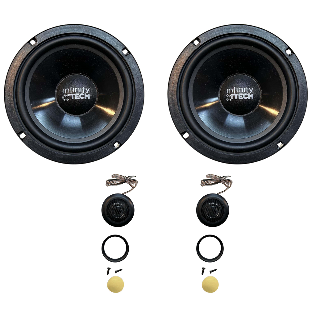 Componente Medios 6.5 Pulgadas + Tweeter 600W