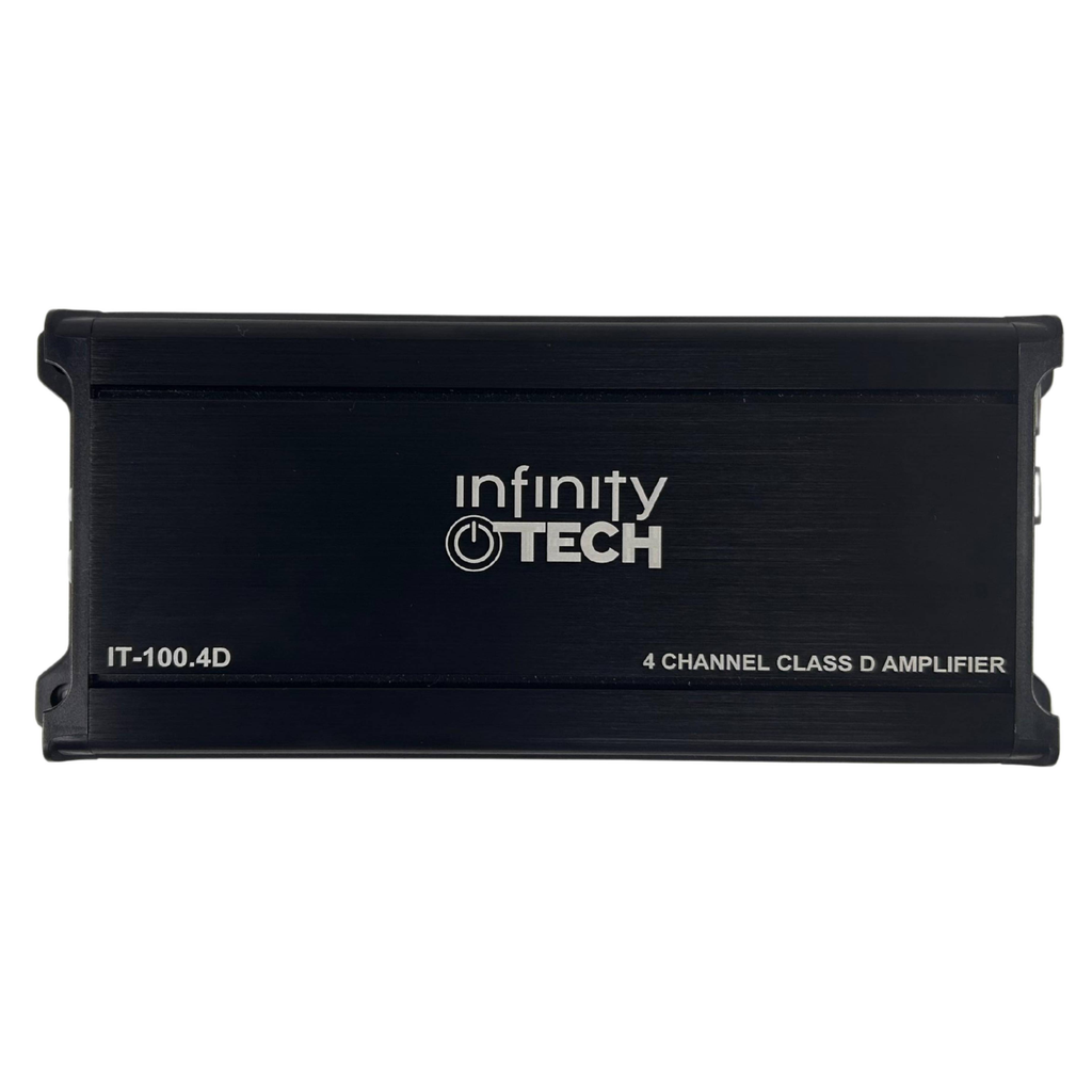 Amplificador Clase D 4 Canal X 100W 400 Rms Power 3200W
