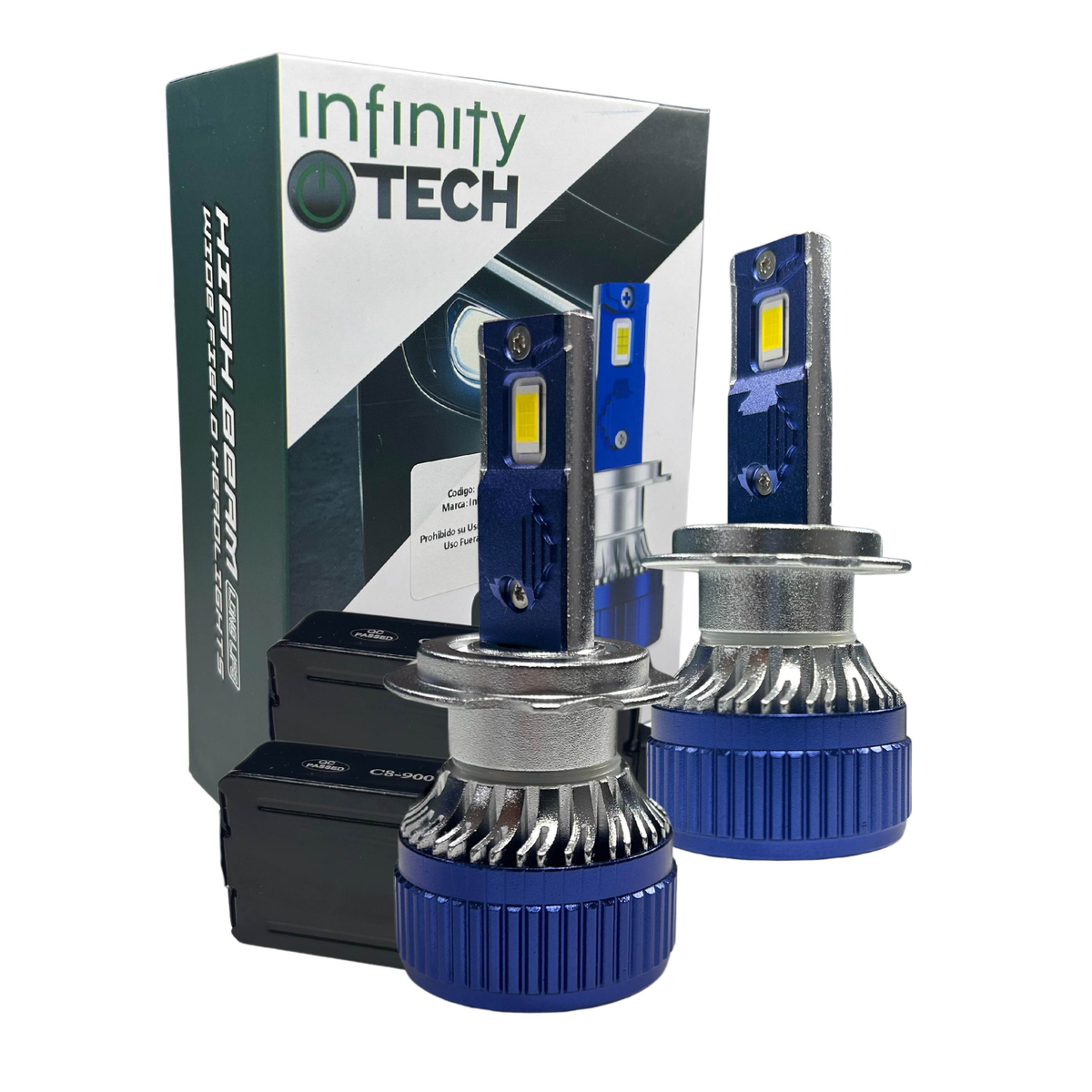 Cree LED C8 Con Chip CSP 12-24V Disipador Con Cooler Cambus