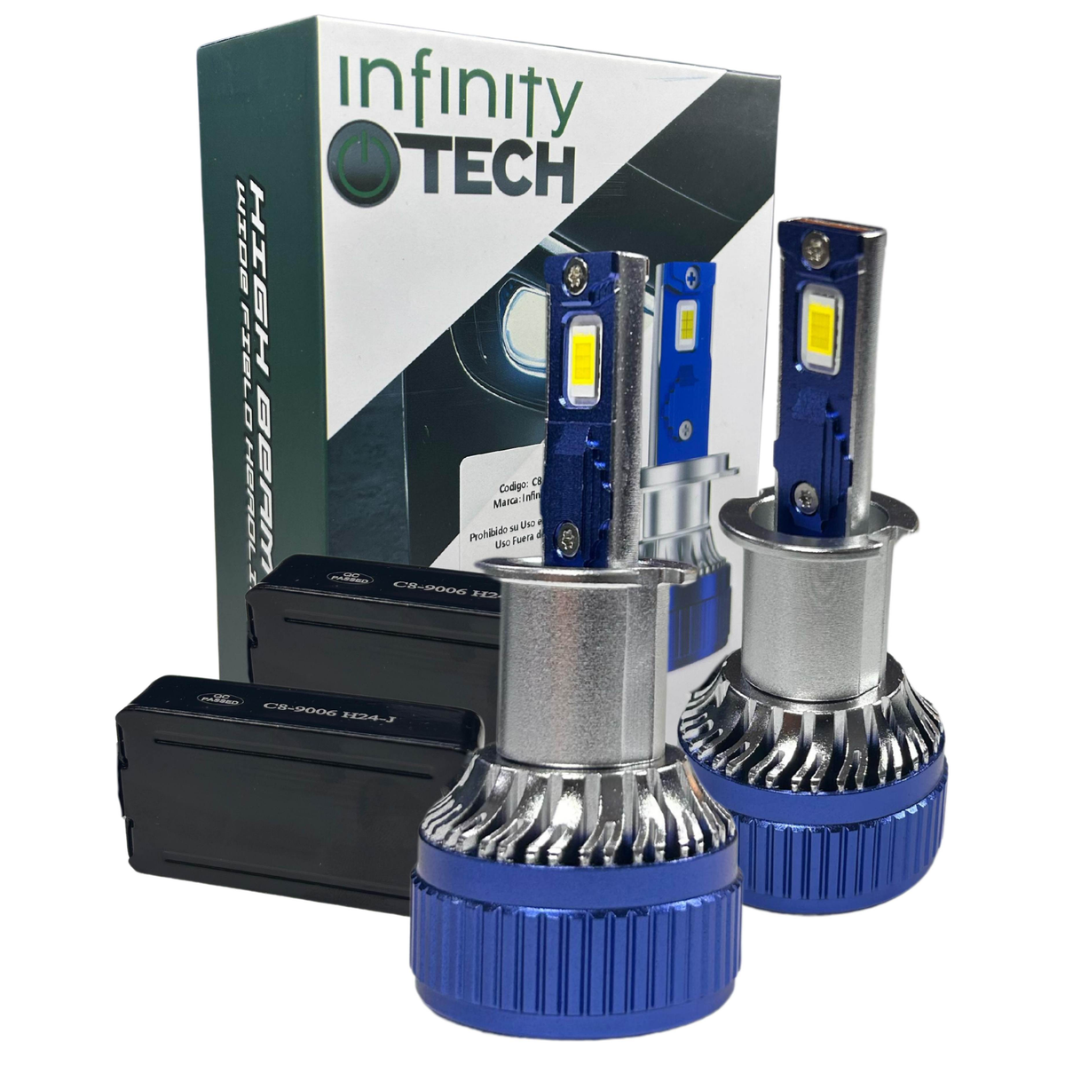 Cree LED C8 Con Chip CSP 12-24V Disipador Con Cooler Cambus