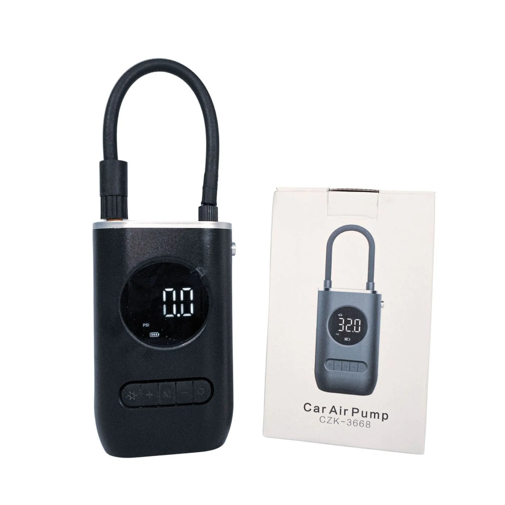 Compresor Recargable Mini Para Carro Bici Czk Negro