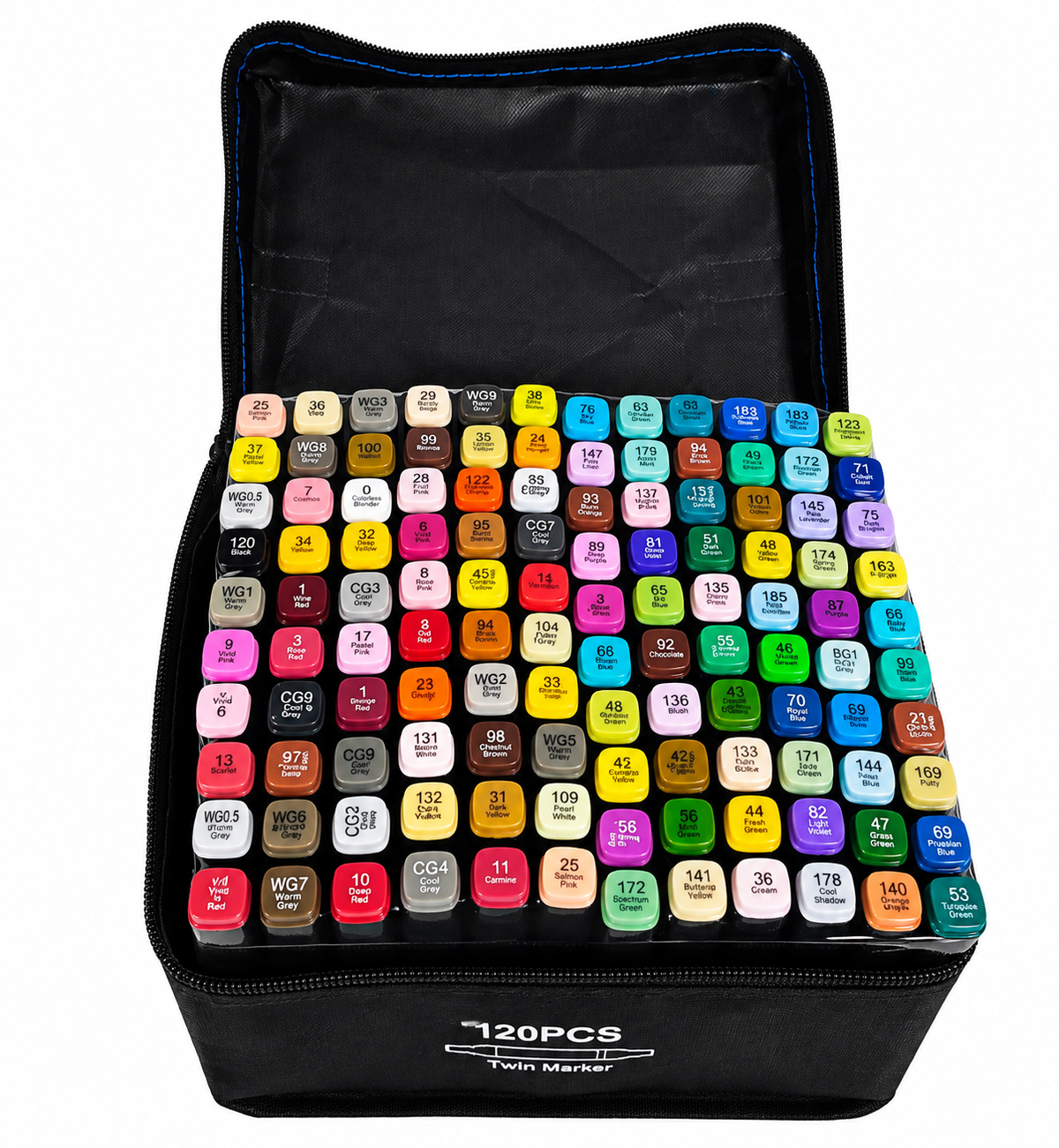 Marcadores Opapro 120 Colores Doble Punta – Estuche Artístico