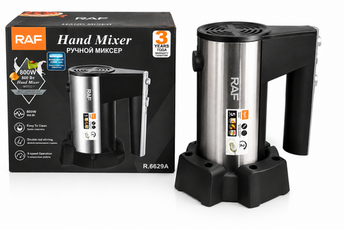 Batidora De Mano Raf 800W 5 Velocidades 2500RPM