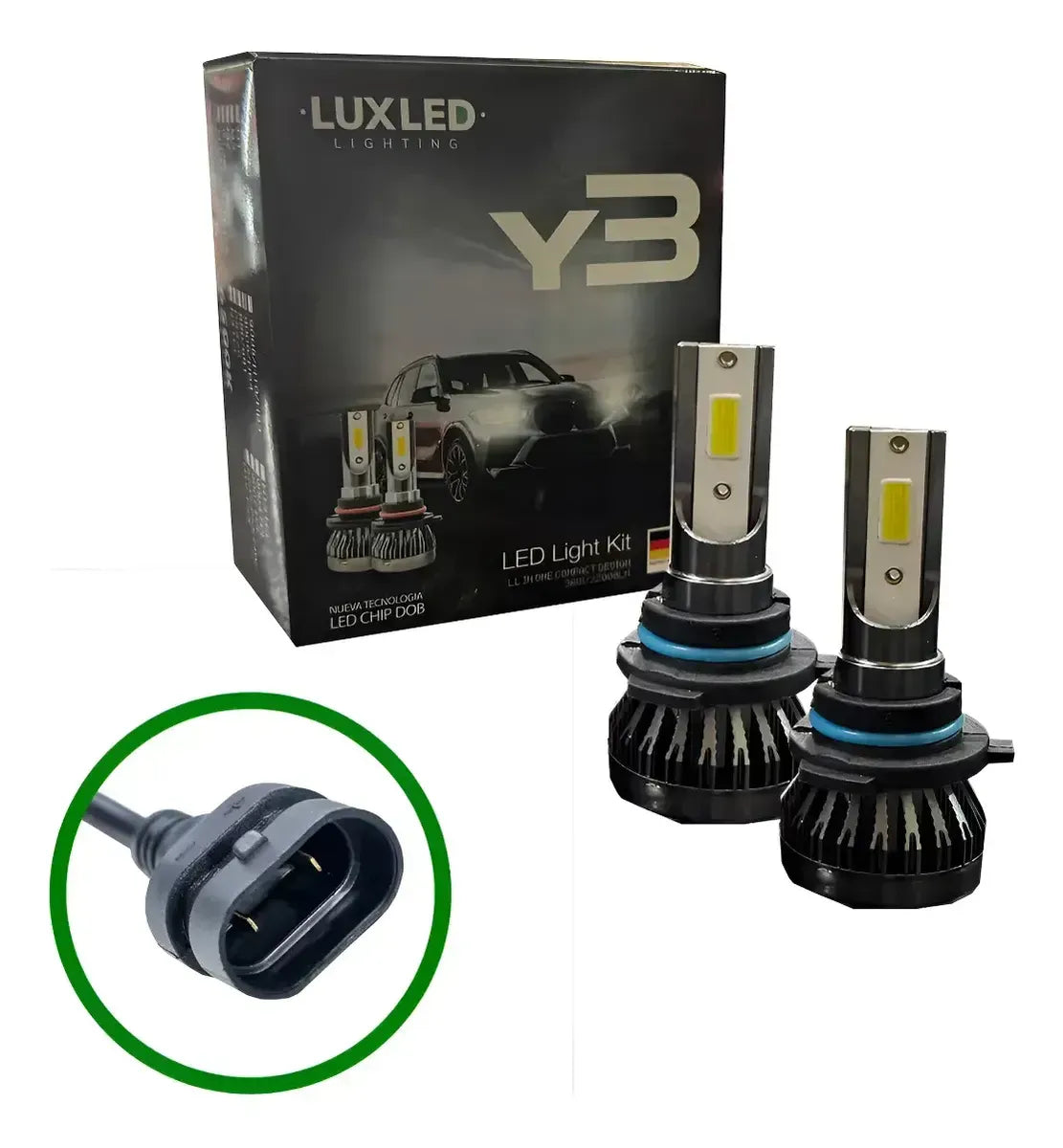 Kit Cree Led Y3 Mini Chip COB XLS 36w 12v 22000lm
